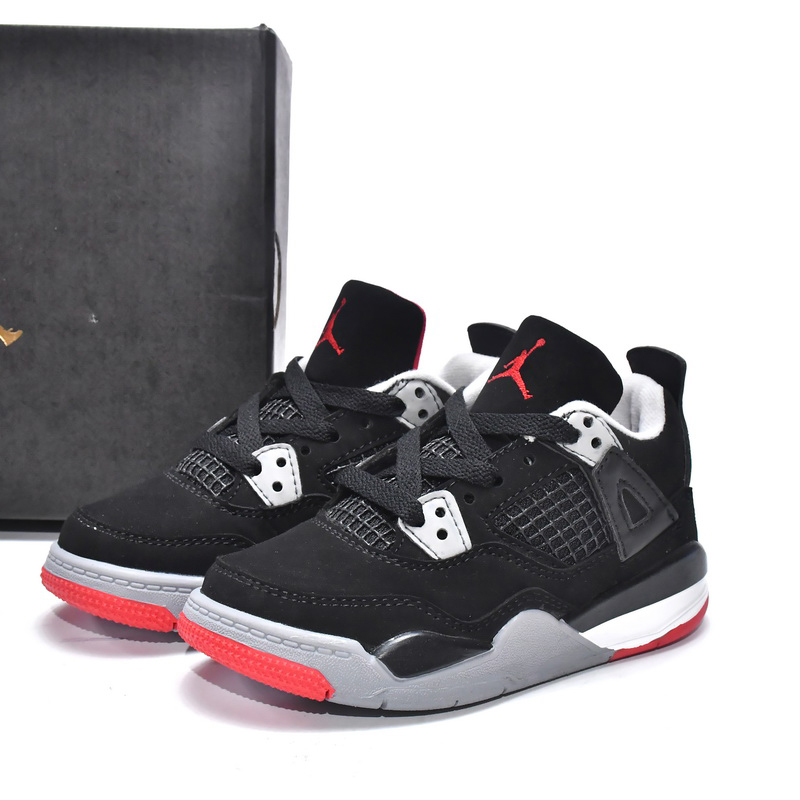 Jordan retro 4 bred kids outlet
