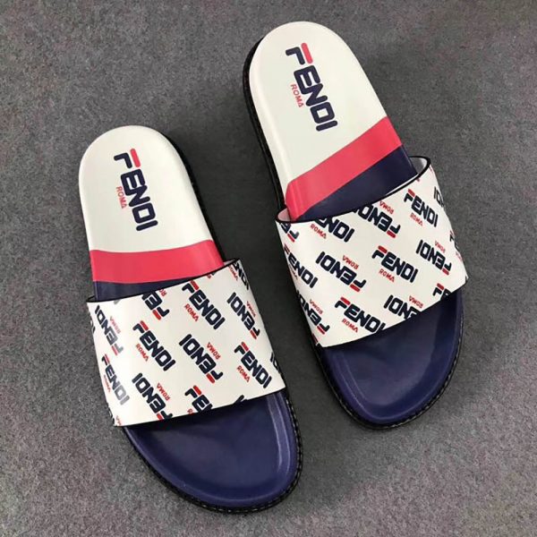 Fendi slides multicolor hot sale